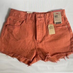 Levi's Women's 501 Original High-Rise Jean Shorts Size 28